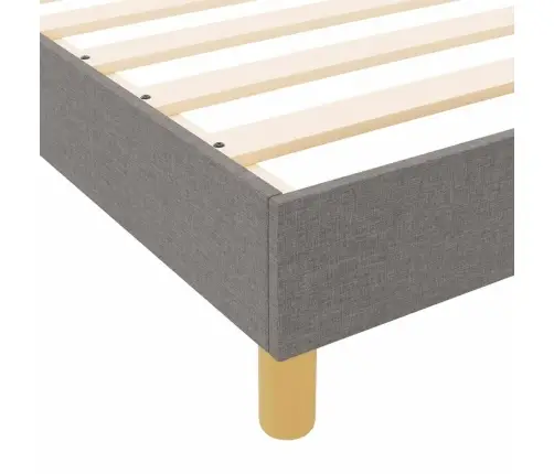 Lovos Rėmas Su Galvūgalio Taupe 100 X 200 Cm Audinys