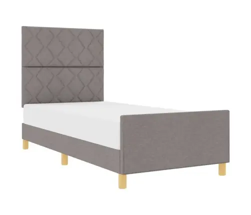 Lovos Rėmas Su Galvūgalio Taupe 100 X 200 Cm Audinys