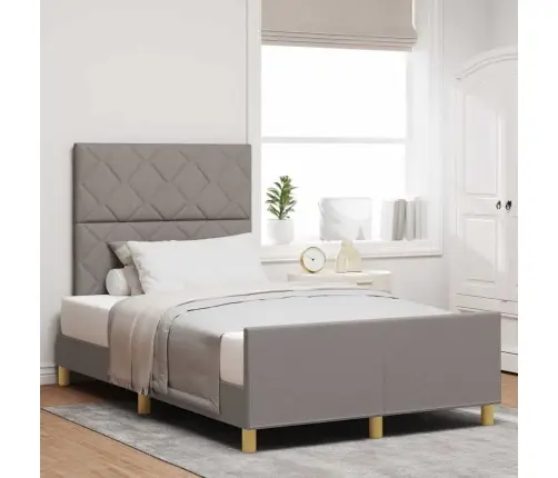 Lovos Rėmas Su Galvūgalio Taupe 120 X 200 Cm Audinys