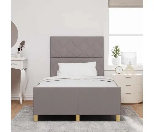 Lovos Rėmas Su Galvūgalio Taupe 120 X 200 Cm Audinys