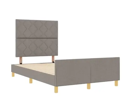 Lovos Rėmas Su Galvūgalio Taupe 120 X 200 Cm Audinys