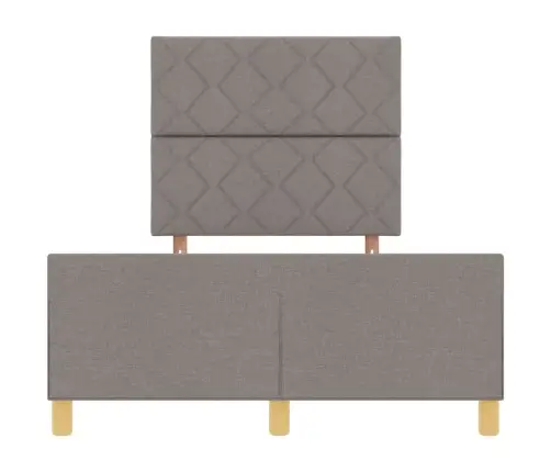 Lovos Rėmas Su Galvūgalio Taupe 120 X 200 Cm Audinys