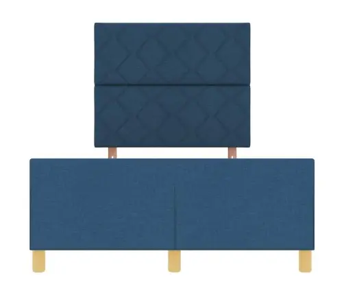 Lovos Rėmas Su Galvūgalio Mėlyna 120 X 200 Cm Audinys