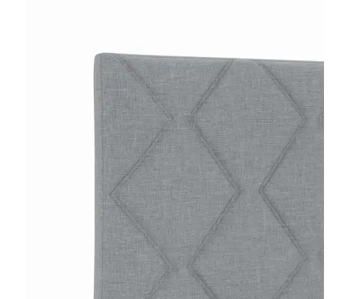 Gultas Rāmjis Gaiši Pelēks 160X200 Cm Audums Vidaxl