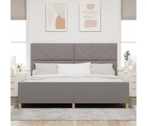 Lovos Rėmas Su Galvūgalio Taupe 200 X 200 Cm Audinys