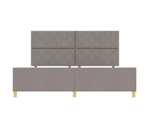 Lovos Rėmas Su Galvūgalio Taupe 200 X 200 Cm Audinys