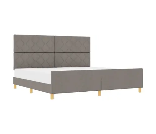 Lovos Rėmas Su Galvūgalio Taupe 200 X 200 Cm Audinys