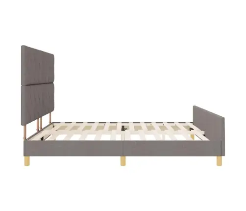 Lovos Rėmas Su Galvūgalio Taupe 200 X 200 Cm Audinys