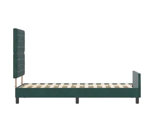Gultas Rāmis Tumši Zaļš 80X200 Cm Samts Vidaxl Gultas Rāmis Tumši Zaļš 80X200 Cm Samts Vidaxl