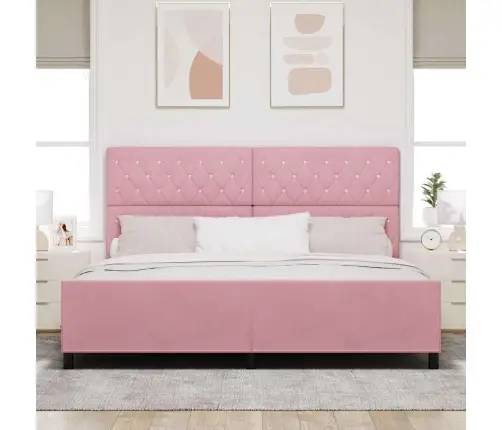 Karbi Vedrumadrats Peaga Roosa 200 X 200 Cm Samet