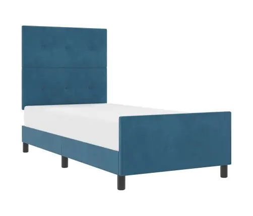 Karbi Vedrumadrats Peaga Tumesinine 90 X 190 Cm Samet