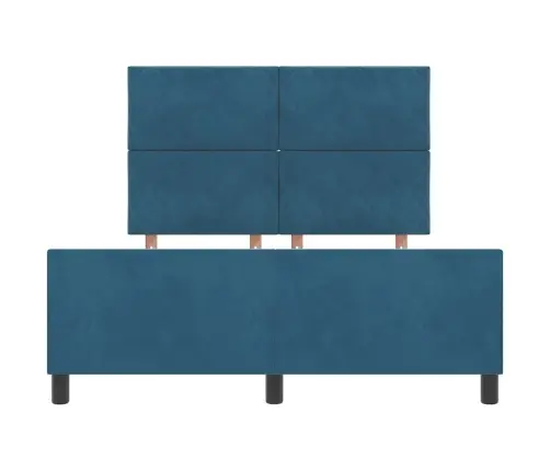 Karbi Vedrumadrats Peaga Tumesinine 160 X 200 Cm Samet