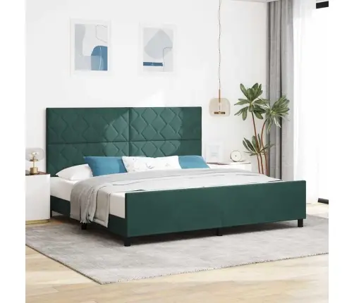 Karbi Vedrumadrats Peaga Tume Rohelise 200 X 200 Cm Samet