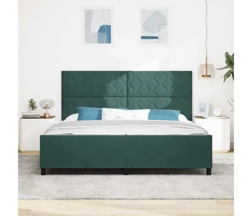 Karbi Vedrumadrats Peaga Tume Rohelise 200 X 200 Cm Samet