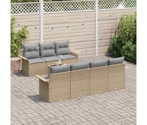 8 Gabalu Dārza Dīvānu Komplekts Ar Bēšiem Spilveniem Vidaxl 8 Gabalu Dārza Dīvānu Komplekts Ar Bēšiem Spilveniem Vidaxl