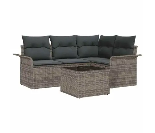 Aia Diivanikomplekt Ladustamisega 5 Pcs Hall Polürotang