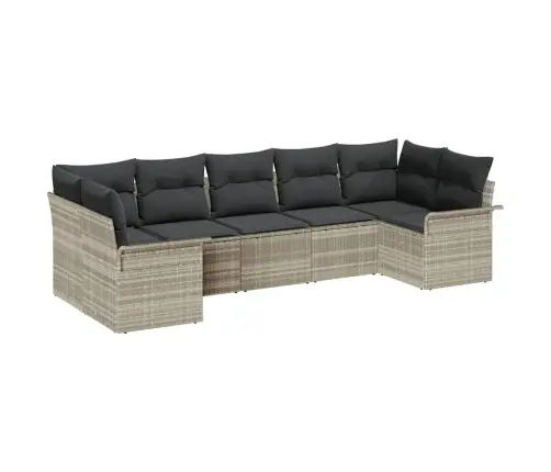 Aia Diivanikomplekt Padjaga 7 Pcs Helehall Polürooster