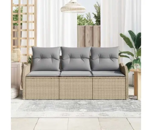 Aia Diivanikomplekt Padjaga 3 Pcs Beež Polürooster