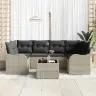 Aia Diivanikomplekt 7 Pcs Helehall Ja Tumehall 55 X 55 X 37 Cm