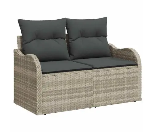 Aia Diivanikomplekt 7 Pcs Helehall Ja Tumehall 55 X 55 X 37 Cm