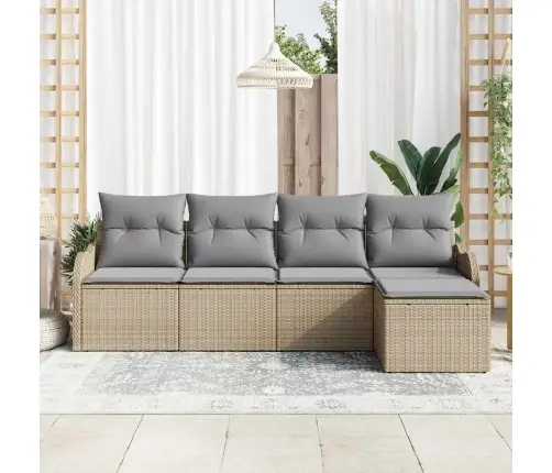 Aia Diivanikomplekt Padjaga 5 Pcs Beež Polürooster