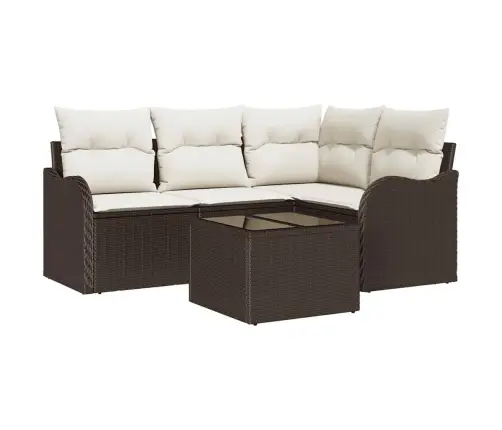 Aia Diivanikomplekt Ladustamisega 5 Pcs Hall Polürotang