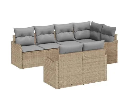 Aia Diivanikomplekt Padjaga 7 Pcs Beež Polürooster