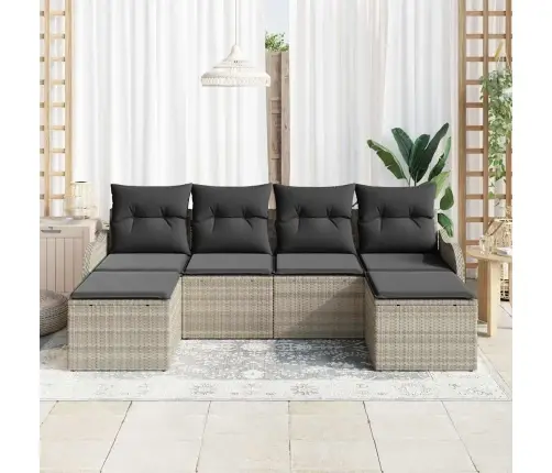 Aia Diivanikomplekt Padjaga 6 Pcs Helehall Polürooster