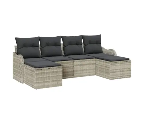 Aia Diivanikomplekt Padjaga 6 Pcs Helehall Polürooster