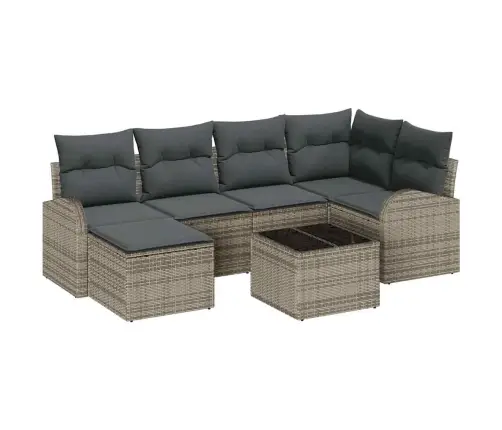 Diivanikomplekt Padjaga Ladustamisega 7 Pcs Hall Polürotang