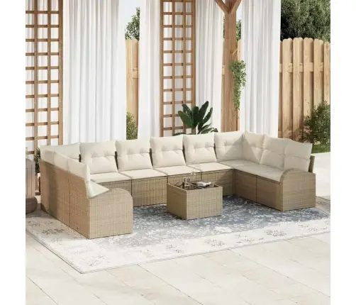 Diivanikomplekt Padjaga 11 Pcs Beez Ja Koor Polürotang