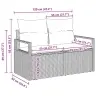 Sodo Sofų Rinkinys Su Pagalve 7 Pcs Bežinė Ir Kreminė