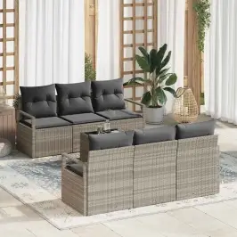 Aia Diivanikomplekt Padjaga Padjaga 7 Pcs Helehall Ja Tumehall