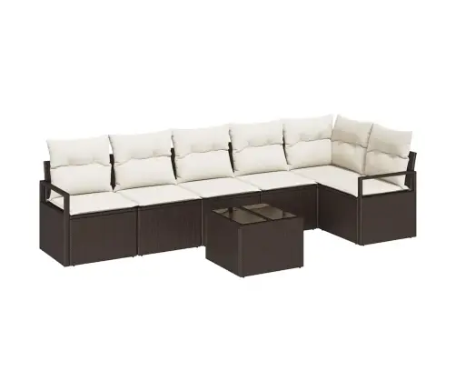 6 Gabalu Dārza Dīvānu Komplekts Ar Spilveniem Pelēkā Poli Rotangpalmas Vidaxl