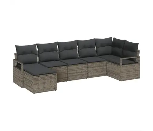 Diivanikomplekt Padjaga Ladustamisega 7 Pcs Hall Polürotang