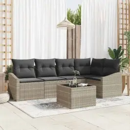 Aia Söögilaudade Komplekt Padjaga Ladustamisega 6 Pcs Helehall