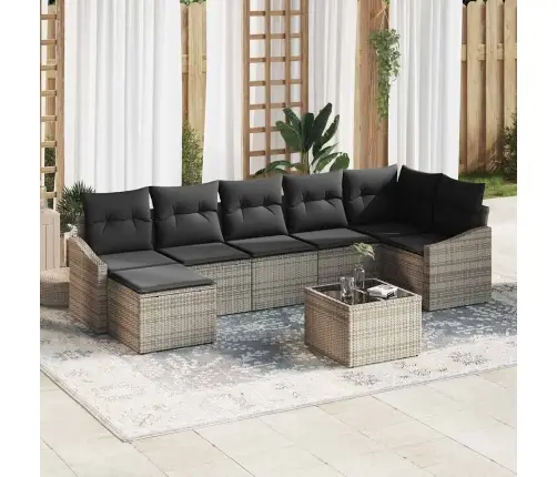 Aia Söögilaudade Komplekt Padjaga Ladustamisega 8 Pcs Helehall