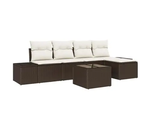 5 Gabalu Dārza Dīvānu Komplekts Ar Spilveniem Pelēkajā Polietilēna Rotangpalmas Vidaxl