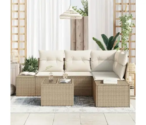 Aia Diivanikomplekt Padjaga Ladustamisega 5 Pcs Beez Ja Koor