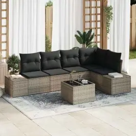 Aia Diivanikomplekt Padjaga Ladustamisega 6 Pcs Helehall