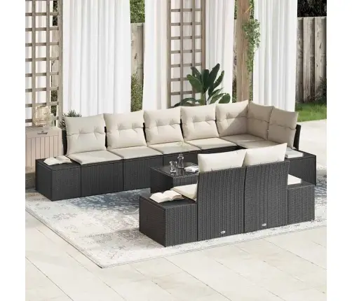 Aia Diivanikomplekt Ladustamisega Must Ja Kreem Polürooster