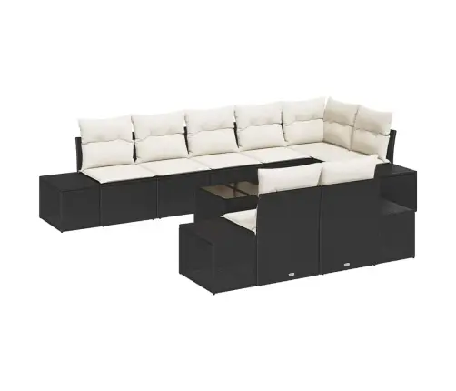 Aia Diivanikomplekt Ladustamisega Must Ja Kreem Polürooster