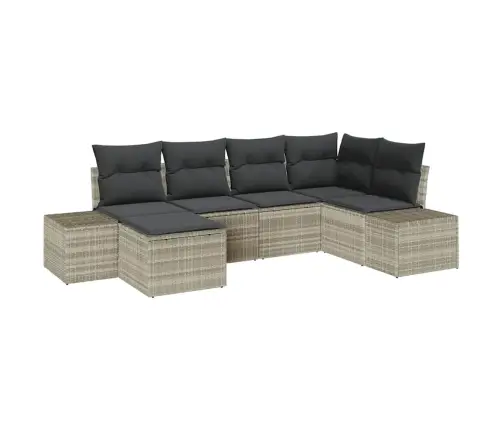 Aia Diivanikomplekt Padjaga 6 Pcs Helehall Polürotang