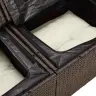 Aia Diivanikomplekt 7 Pcs Pruun Ja Kreemjas 264 X 154 X 85 Cm