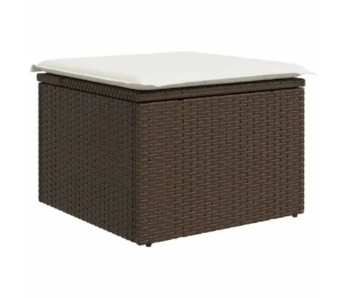 Aia Diivanikomplekt 7 Pcs Pruun Ja Kreemjas 264 X 154 X 85 Cm