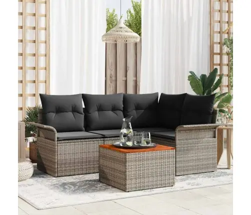 Aia Diivanikomplekt Ladustamisega 5 Pcs Hall Polürotang