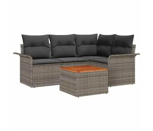 Aia Diivanikomplekt Ladustamisega 5 Pcs Hall Polürotang