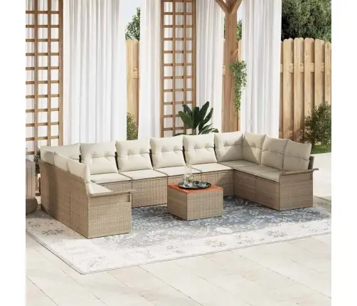 Aia Diivanikomplekt 11 Pcs Beez Ja Koor Polürotang