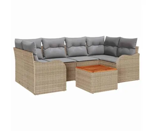 Aia Diivanikomplekt 7 Pcs Beež Ja Helehall