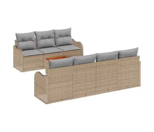 Aia Diivanikomplekt 8 Pcs Beež Ja Helehall